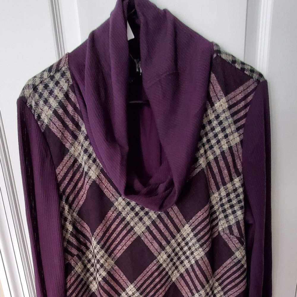 Jessica Howard Purple Plaid Dress